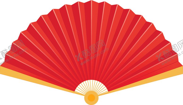 编号：67020602101643527207【酷图网】源文件下载-扇子矢量图