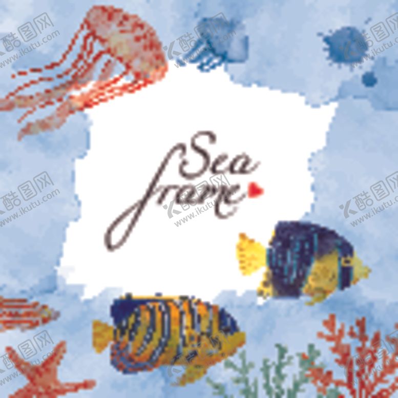 编号：68914607091241336187【酷图网】源文件下载-海鲜水彩插画图案