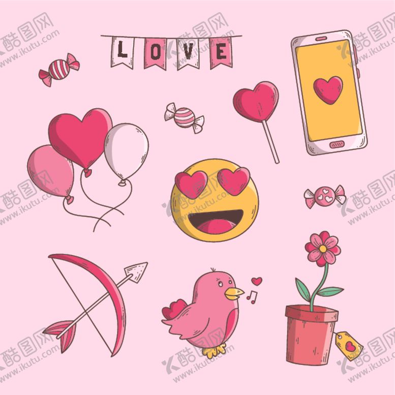 编号：92950610290256429871【酷图网】源文件下载-情人节素材