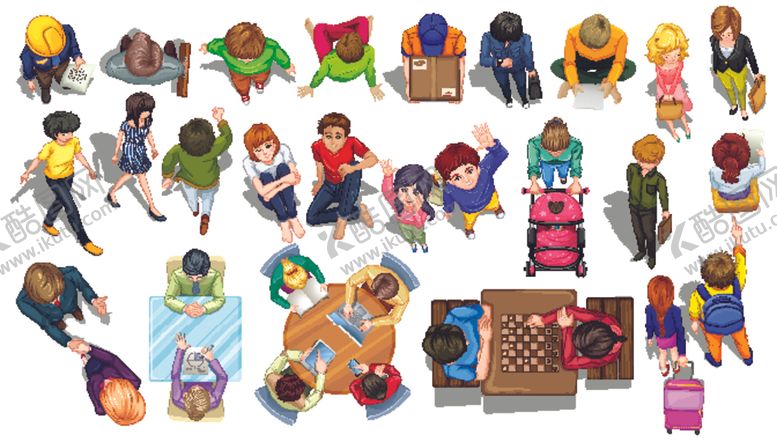 编号：15572409262320073835【酷图网】源文件下载-卡通职业人物素材