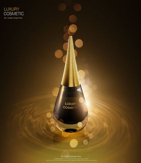 华丽化妆品海报