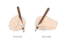 握笔手势