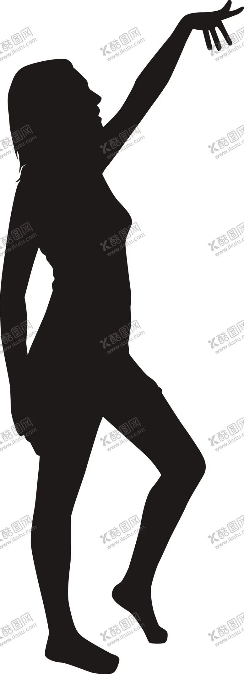 编号：21496503311609526089【酷图网】源文件下载-唱歌跳舞剪影