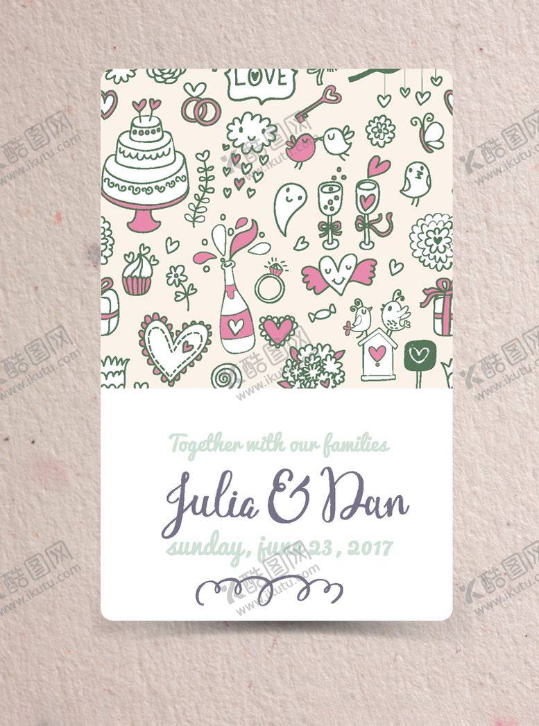 编号：87201009292214084664【酷图网】源文件下载-花草无缝背景海报