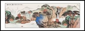 山水画墨工笔装饰国