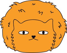 手绘卡通猫