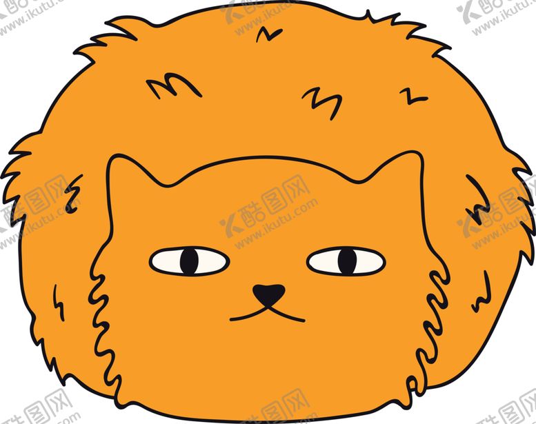 编号：10127307082032453805【酷图网】源文件下载-手绘卡通猫