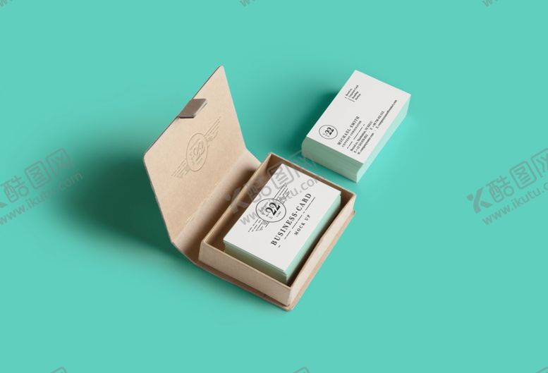 编号：30970610050249158474【酷图网】源文件下载-名片样机卡片样机一叠名片样