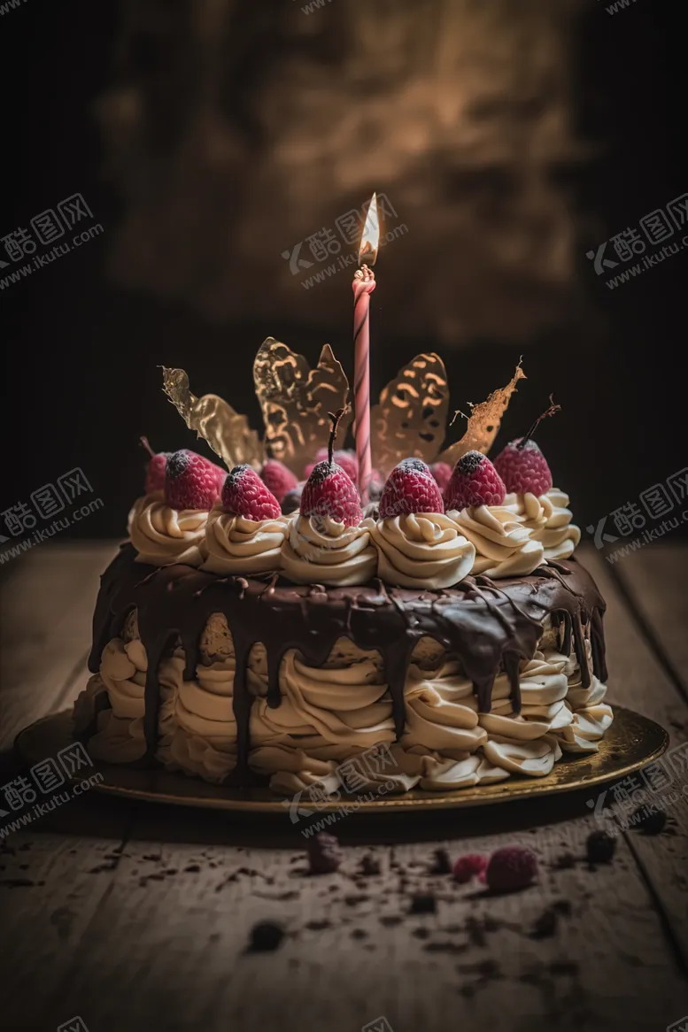 编号：14063612130456327652【酷图网】源文件下载-生日蛋糕