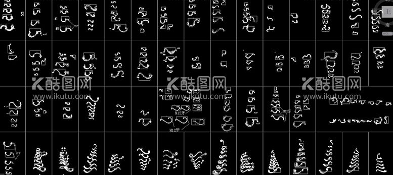 编号：39709810270548349196【酷图网】源文件下载-2023灯饰灯具灯臂CAD图