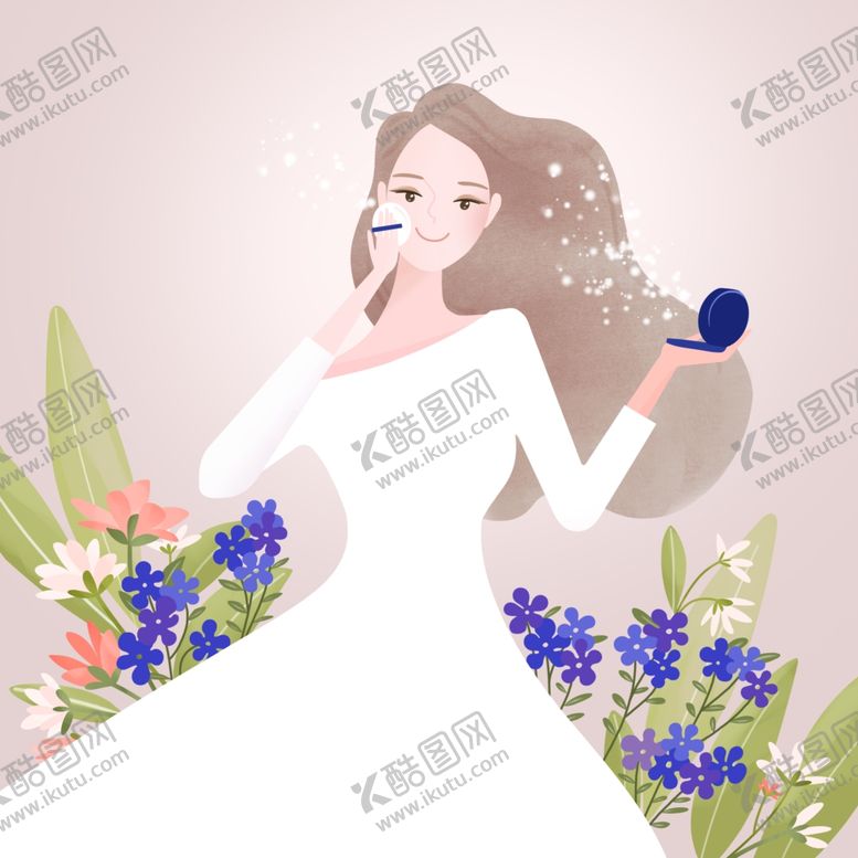 编号：62034910032337165553【酷图网】源文件下载-手绘少女