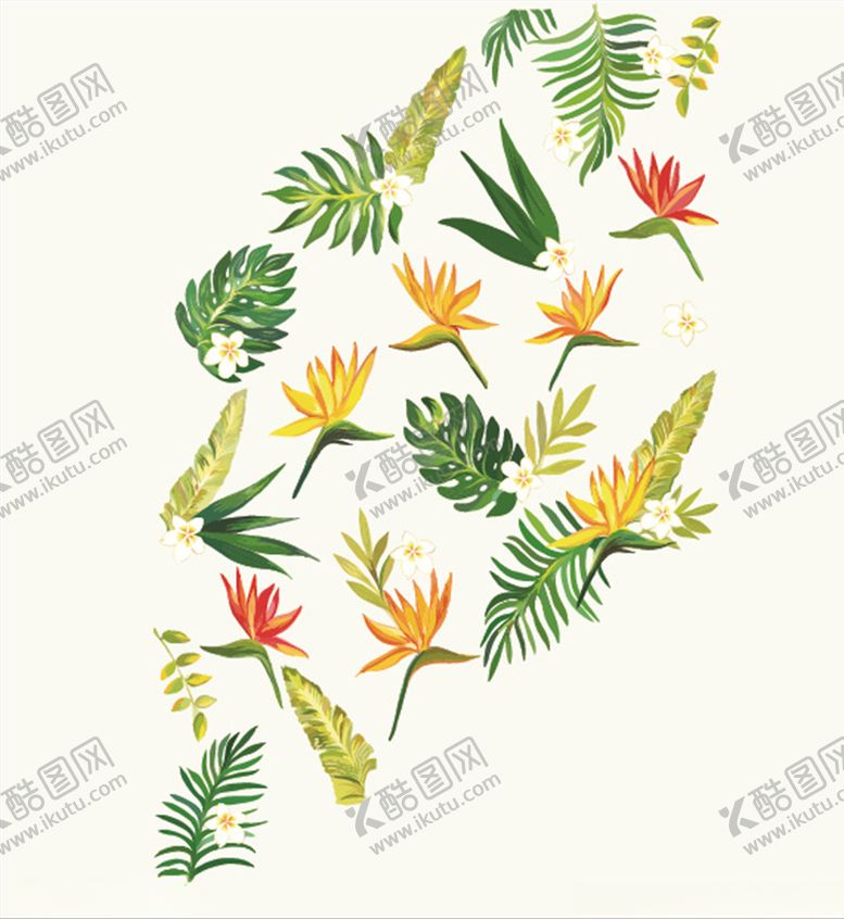 编号：41873907031459221640【酷图网】源文件下载-鲜花树叶植物全科图