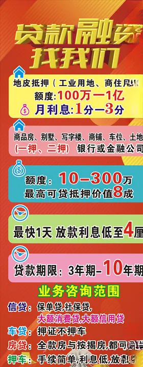 贷款展架贷款X展架金融展架