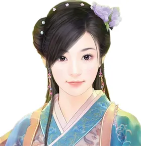 古装帅哥美女插画图片唯英雄汉服
