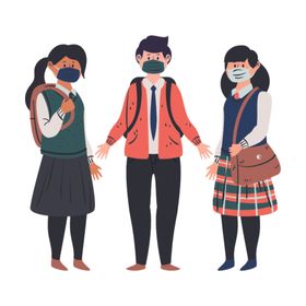 戴口罩的人物