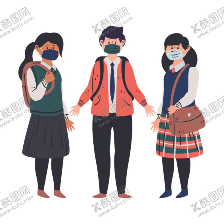 编号：22116306170453479743【酷图网】源文件下载-戴口罩的人物