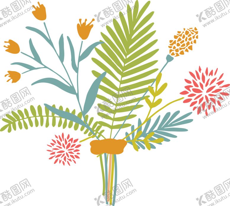 编号：56696209121736581899【酷图网】源文件下载-花草插画