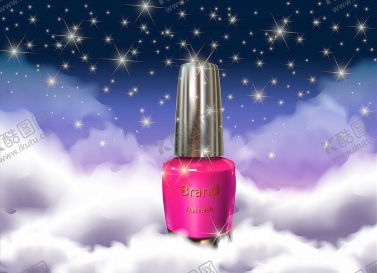 编号：23189110092202533689【酷图网】源文件下载-指甲油插画