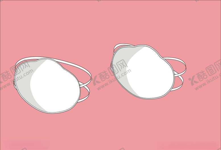 编号：57111310280553443669【酷图网】源文件下载-口罩线条立体图