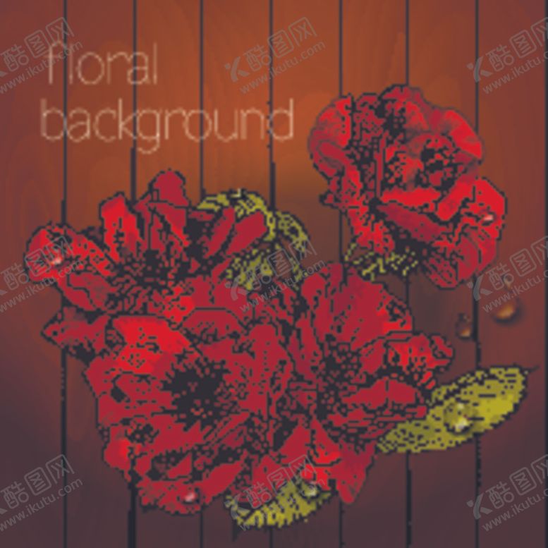 编号：33745310010805269346【酷图网】源文件下载-手绘花朵