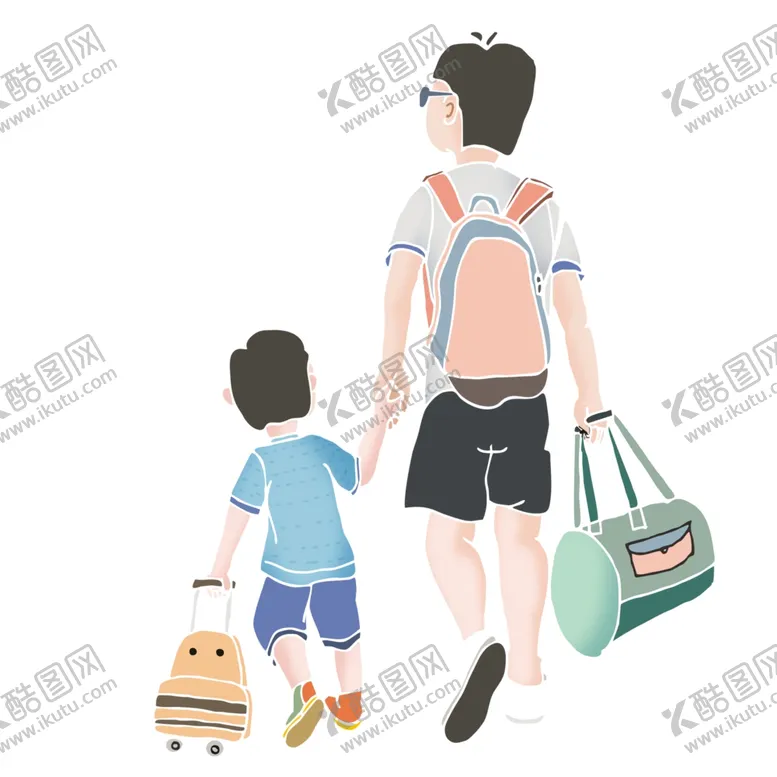 编号：99480006290036549770【酷图网】源文件下载-父亲节插画