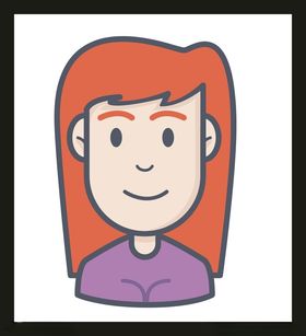 手绘女孩女人优雅美漂亮