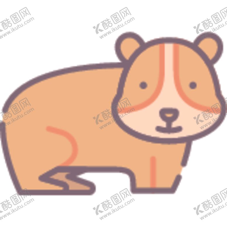 编号：67284510211820095417【酷图网】源文件下载-简笔动物矢量插画