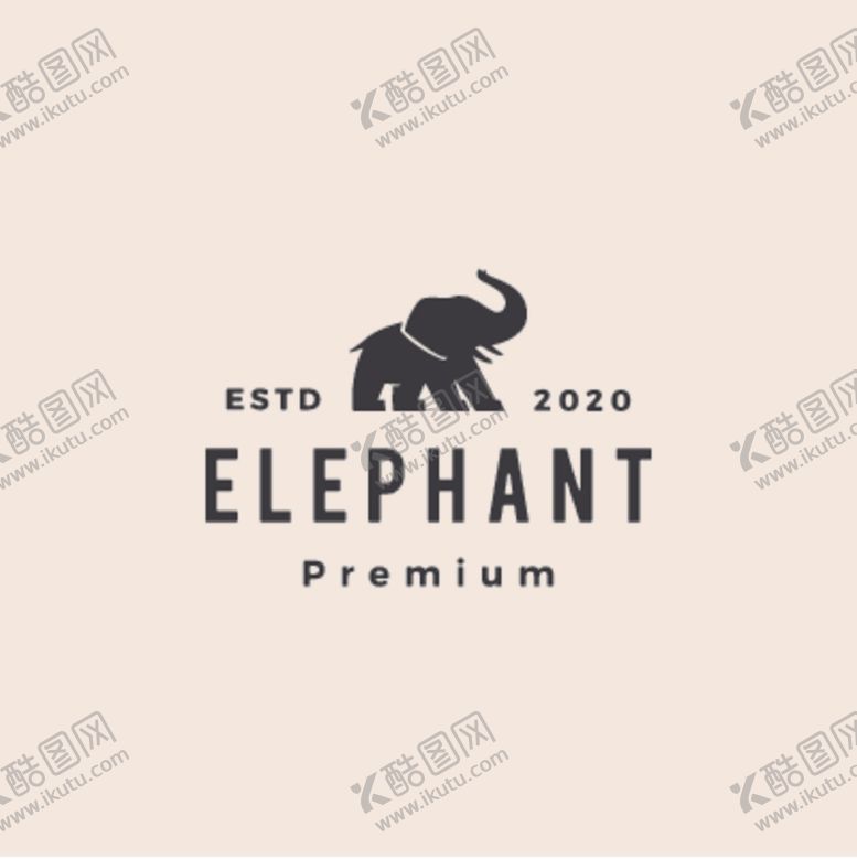 编号：54544506240826445351【酷图网】源文件下载-大象矢量标志