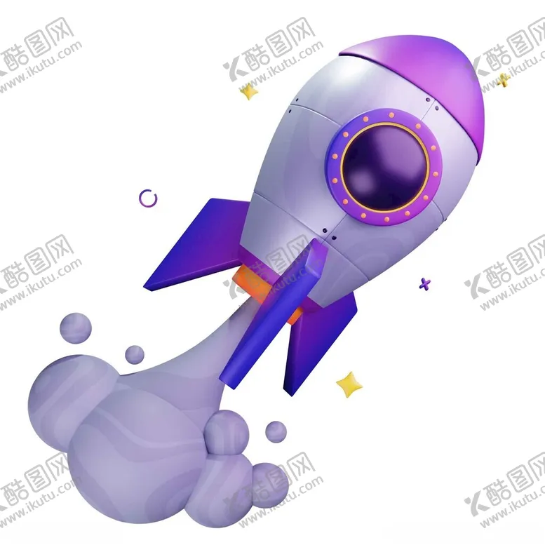 编号：75504812050104284669【酷图网】源文件下载-C4D模型火箭