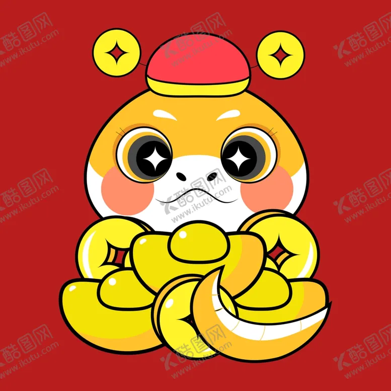 编号：73243102281911596206【酷图网】源文件下载-手绘卡通小蛇