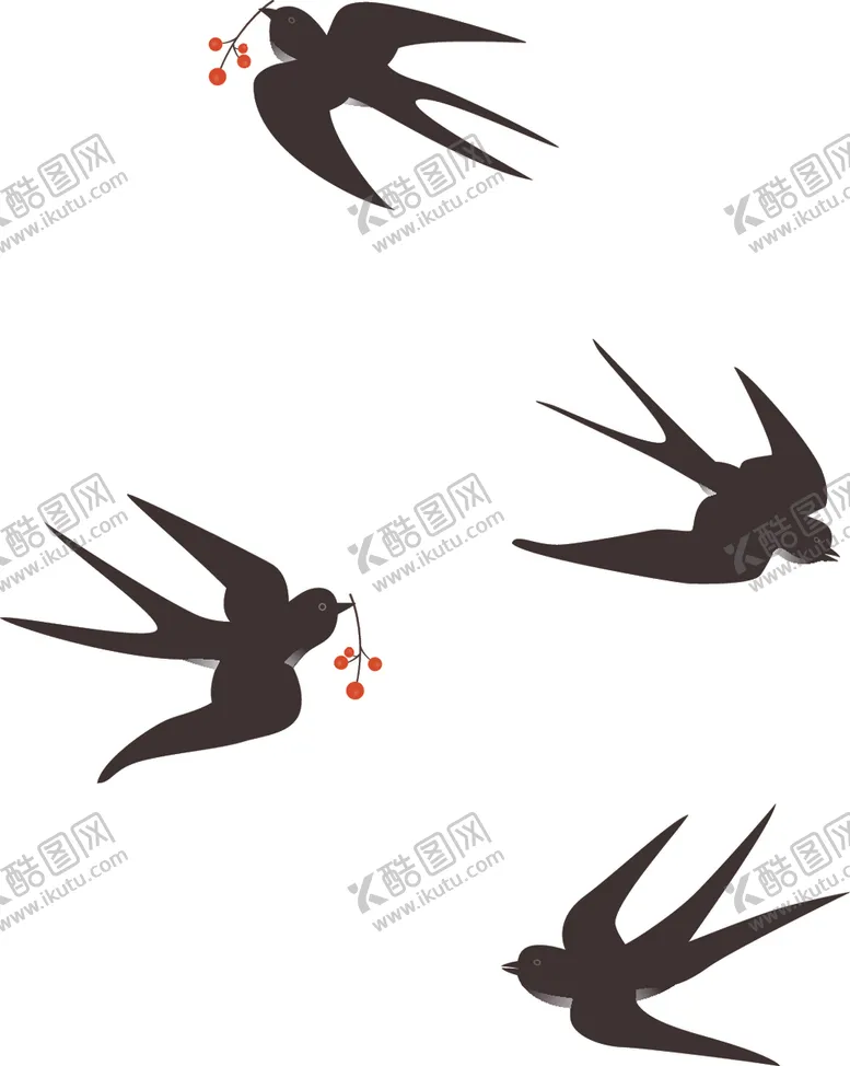编号：36266606261027292841【酷图网】源文件下载-清新春季立夏燕子节气元素