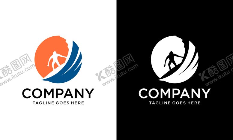 编号：12547309291022102071【酷图网】源文件下载-冲浪logo