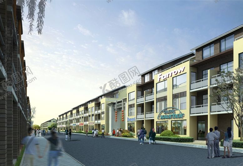 编号：25148910131749078115【酷图网】源文件下载-商业街