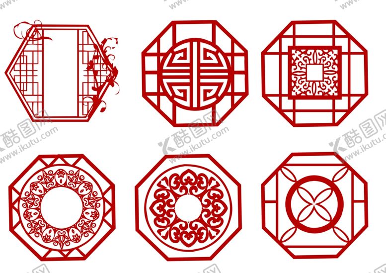 编号：56091801271305109658【酷图网】源文件下载-中国风窗花