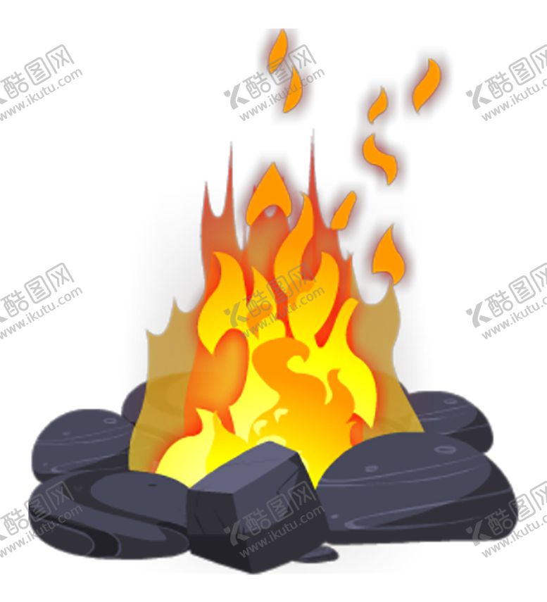 编号：13087010291343246575【酷图网】源文件下载-透明免扣火图片