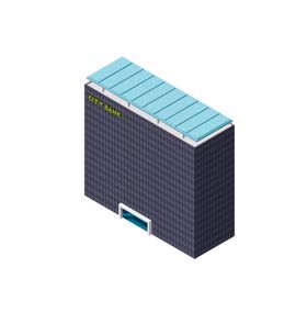 2.5D等距城市建筑