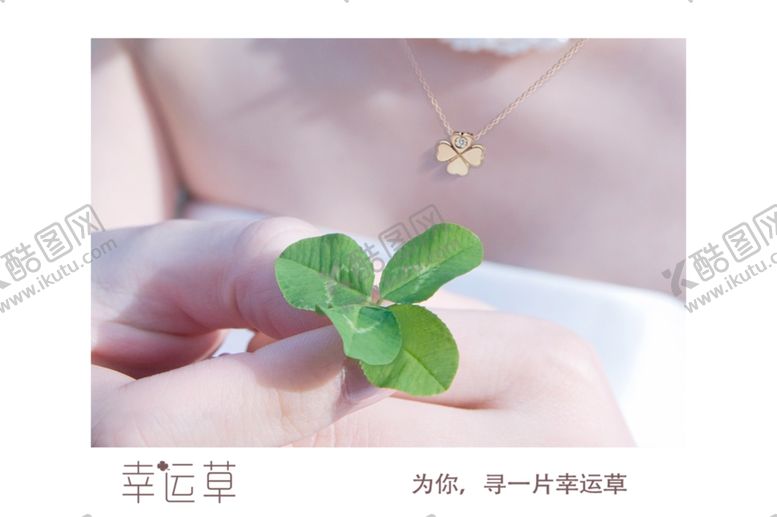 编号：34232605132346548919【酷图网】源文件下载-jpg图片手捧四叶草