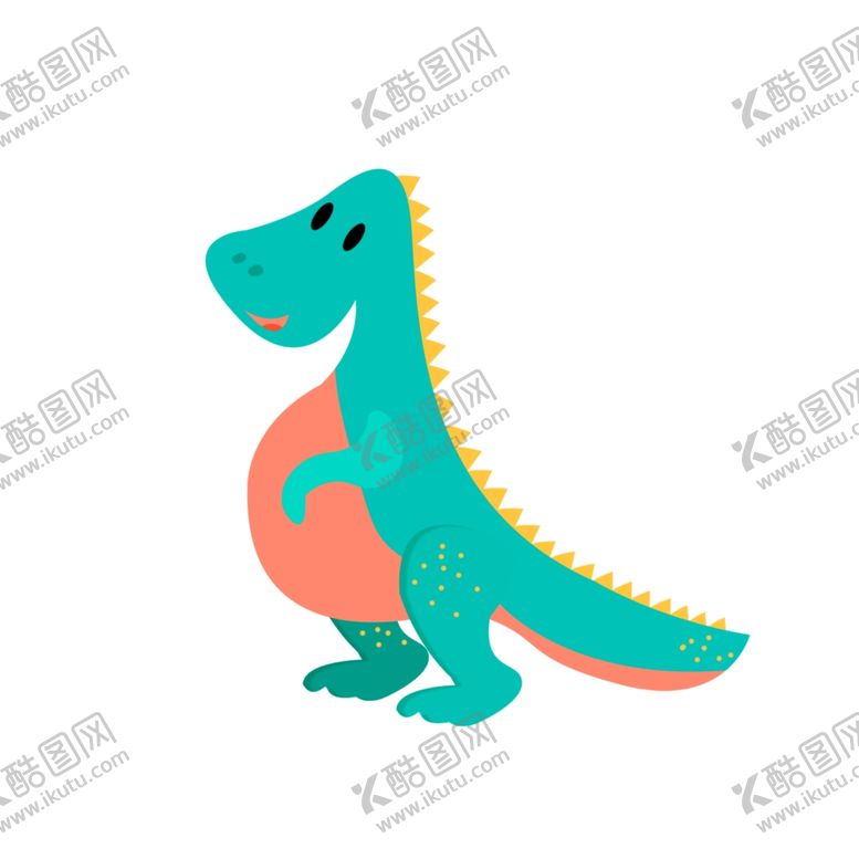 编号：23892407011447345446【酷图网】源文件下载-卡通恐龙