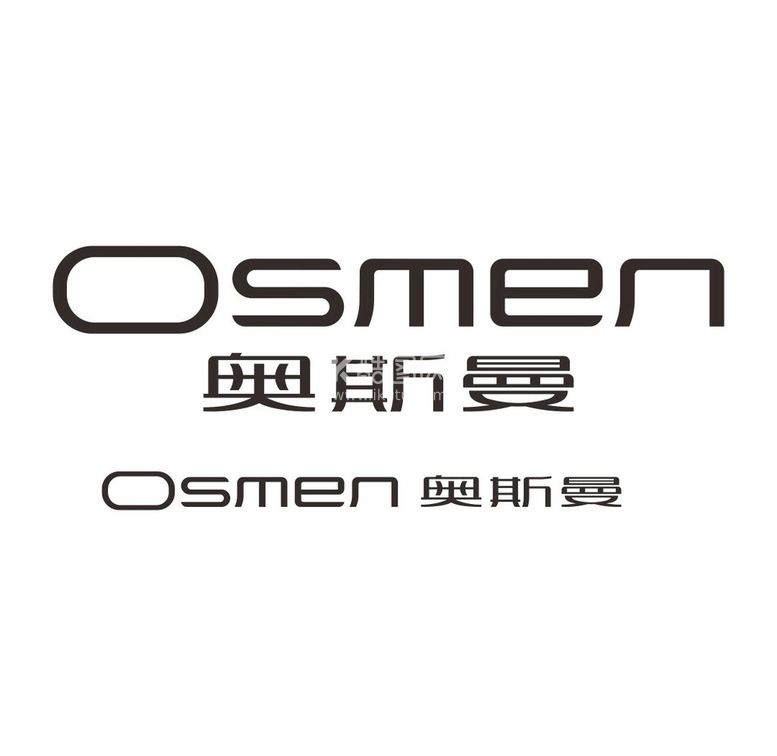 编号：43944312180632185797【酷图网】源文件下载-osmen奥斯曼logo