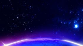 星空背景抽象纹理时尚简约紫蓝色