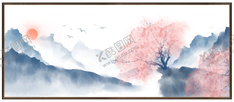 编号：98804810260628393187【酷图网】源文件下载-山水画风景
