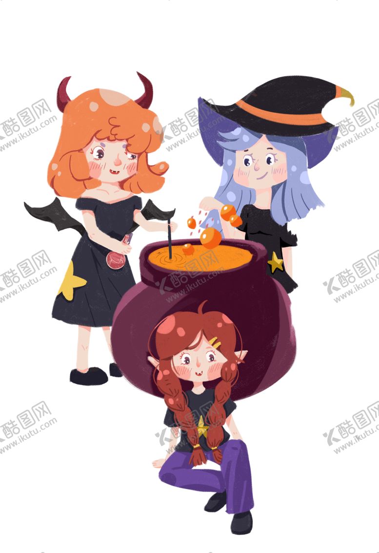 编号：68672509280030057828【酷图网】源文件下载-女巫素材