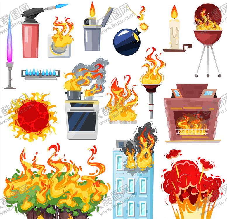 编号：73333610280658033423【酷图网】源文件下载-火灾