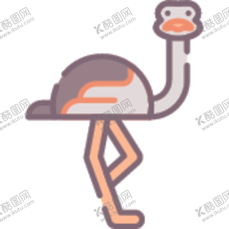 编号：92012110201310033586【酷图网】源文件下载-简笔动物矢量插画