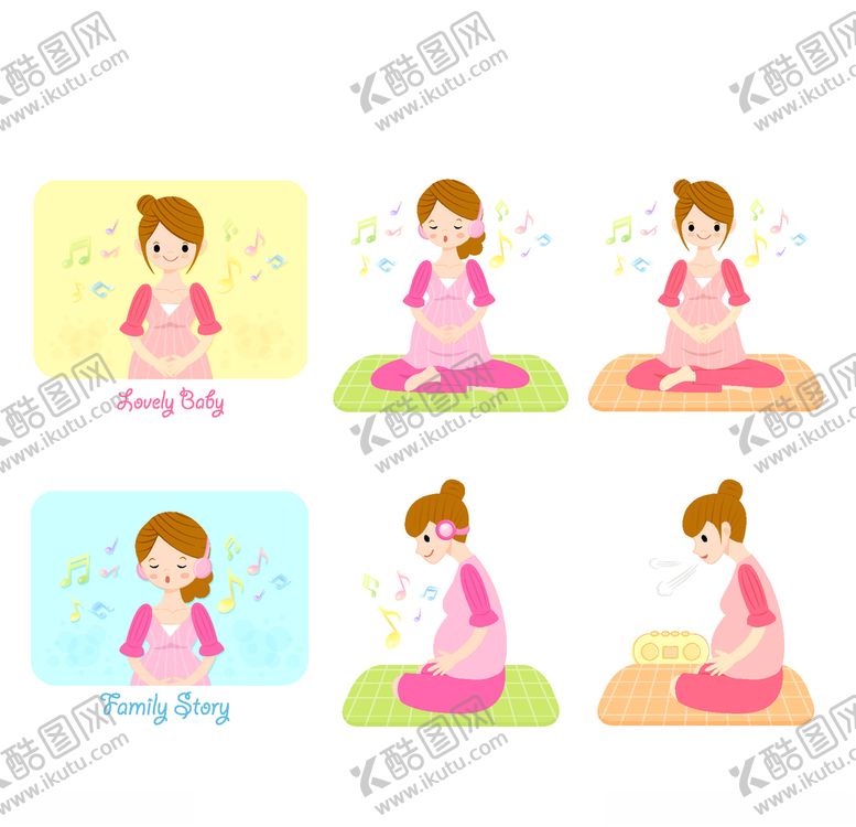 编号：65423605190434239725【酷图网】源文件下载-母婴图标素材矢量