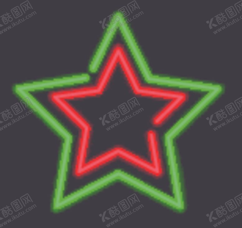编号：90440205131124451655【酷图网】源文件下载-霓虹灯星星