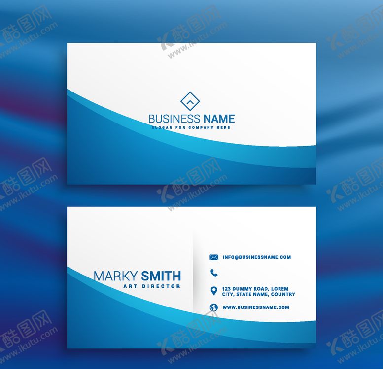 编号：77288609172224371423【酷图网】源文件下载-名片模板