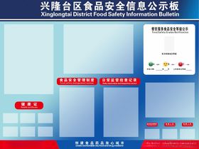 食品安全信息公示板