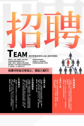 招聘海报
