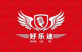 好乐迪LOGO横版矢量图片